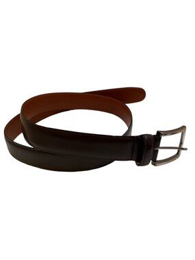 NWOT Bosca Dark Brown leather belt size 38